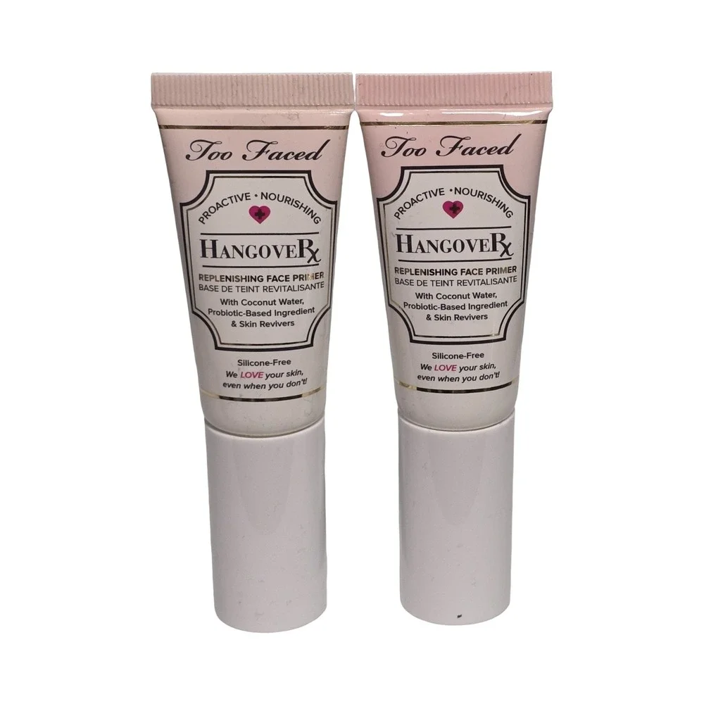 Too Faced HangoverRx Replenishing Face Primer 20ml / 0.68oz Set of 2 Tubes
